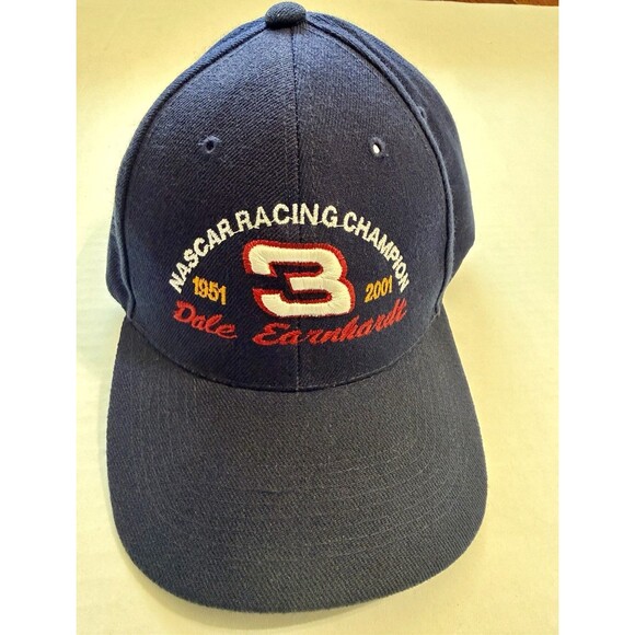 Champion Other - Vintage Dale Earnhardt #3 NASCAR Racing Champion 2001 Hat Cap Black Embroidered